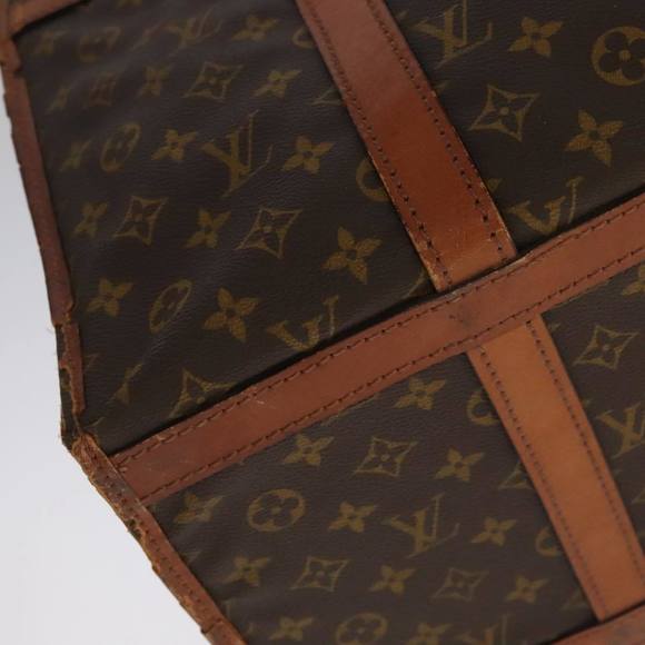 LOUIS VUITTON Monogram Sac Chassour 45 Boston Bag Vintage M41922 LV Auth am7259 - Picture 11 of 16